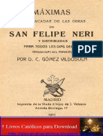 Máximas Entresacadas de Las Obras de San Felipe Neri