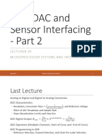 Adc Dac and Sensor Interfacing - Part 2