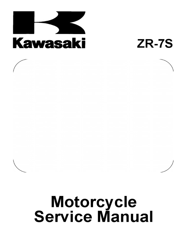 Kawasaki - ZR 7S - 2001 2005 | PDF | Screw | Exhaust Gas