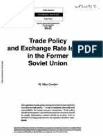 trade policy and exchange rate issues