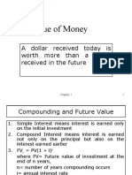 Time Value of Money: A Dollar Received Today Is Worth More Than A Dollar Received in The Future