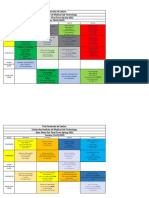 The University of Lahore University Institute of Medical Lab Technology Date Sheet For Final Term Spring-2022