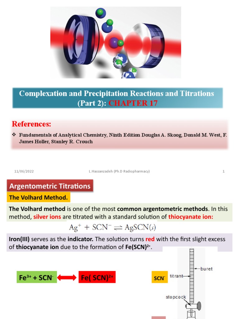 Argentometric Titrations and EDTA Methods | PDF | Chemistry | Titration