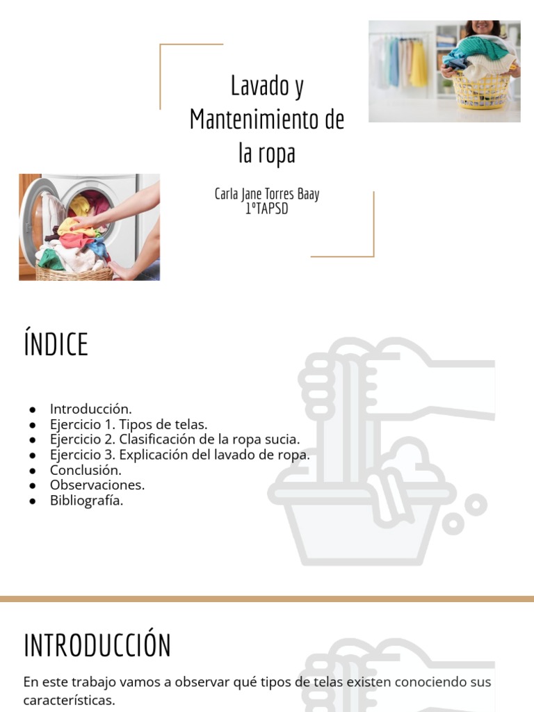 Lavado y Mantenimiento de La Ropa | PDF | Ropa | Textiles