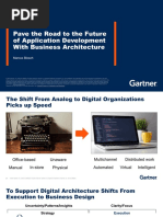 Pave The Road To The Future of Application Development With Business Architecture