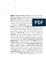 Contrato de compraventa de fracción de finca rústica