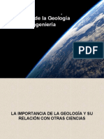 Importancia de La Geología en Ingeniería