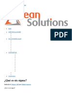 ¿Qué es six sigma_ - Lean solutions