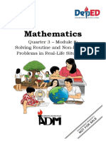 Math4-Q3M8-Solving Routine and Non-Routine Problems in Real-Life Situations - Punongbayan IQ