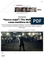 Nunca Reaja! - The Walking Dead Como Metáfora Do Brasil
