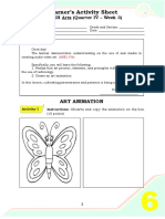 Learner's Activity Sheet: MAPEH Arts (Quarter IV - Week 3)