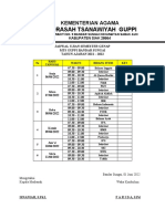 Jadwal Ujian Semester Genap 78 2022