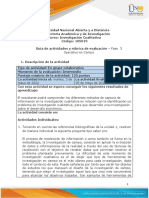 Guía de Actividades y Rubrica de Evaluación - Unidad 2 - Fase 3 - Operativo en Campo.