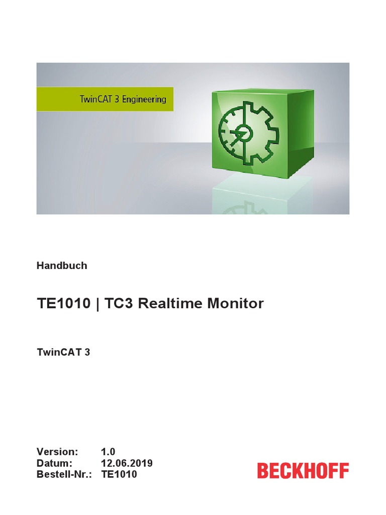 TE1010 TC3 Realtime Monitor DE | PDF