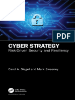 Cyber Strategy Risk-Driven Security and Resiliency (Carol A. Siegel, Mark Sweeney)