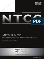 Mitsui and Co - Business Model Innovation and Strategy at Mitsui and Co