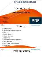 Optical Satellite Communication: Aditya Engineering College