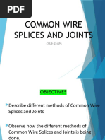 Common Wire Spilices and Joints - css9q3 - lp5