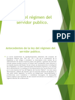 Régimen Del Servidor Publico - Administrativo II. NUEVA