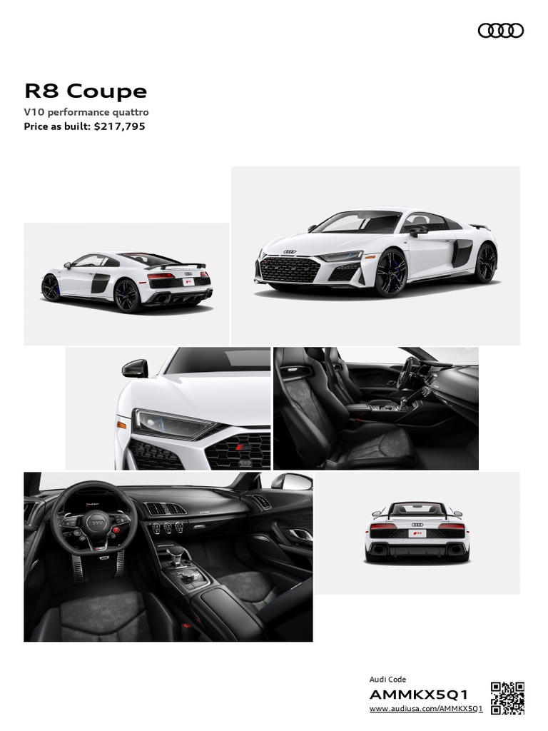 R8 Coupe V10 Performance Quattro PDF Audi Fuel Economy In