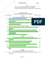 Adr-Adr-Adr: Seventh Semester B.Tech Degree Examination (Regular and Supplementary), December 2020