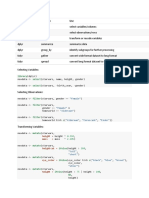 Package Function Use: Library Select Select