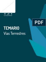 Temario Vías Terrestres