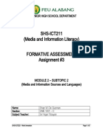 (M2S2-TECHNICAL) Assignment On Media and Information Sources and Languages