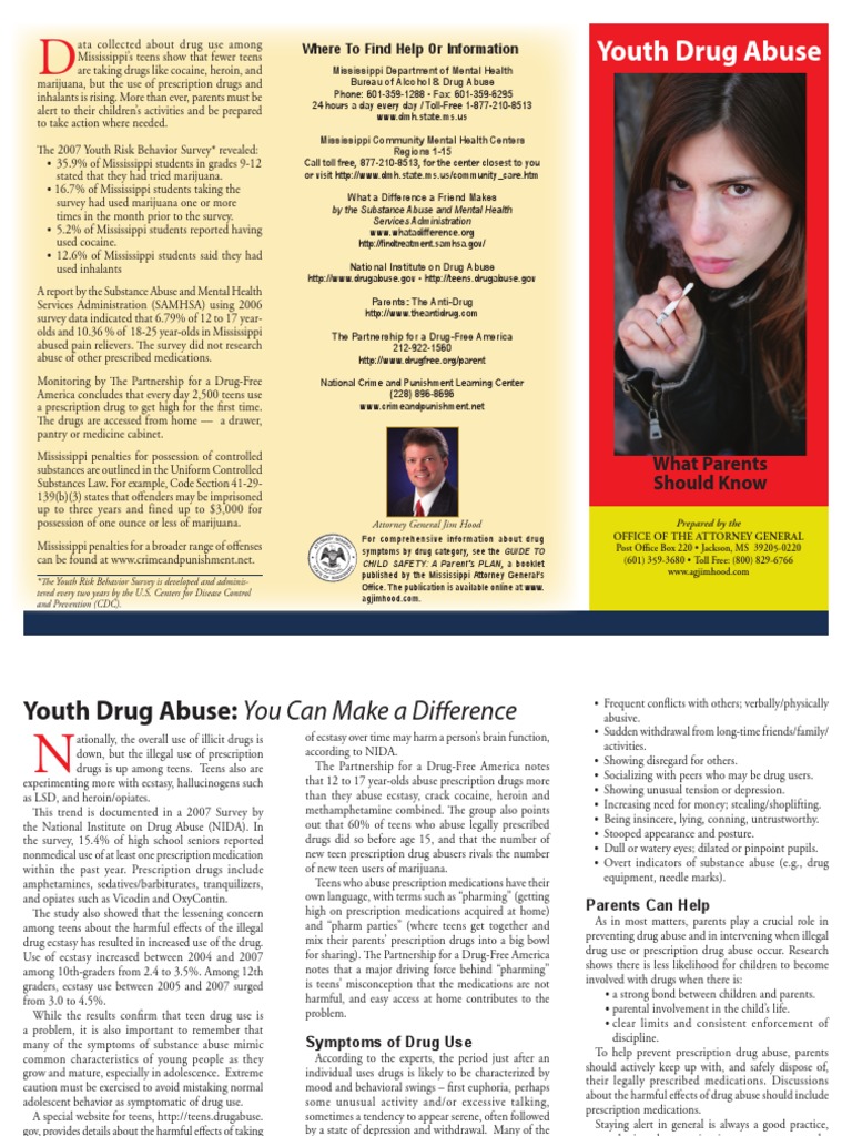 Youth-Drug-Abuse-What-Parents-Should-Know | PDF | Substance Abuse ...