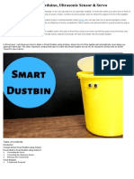 Smart Dustbin Using Arduino Ultrasonic Sensor Servo