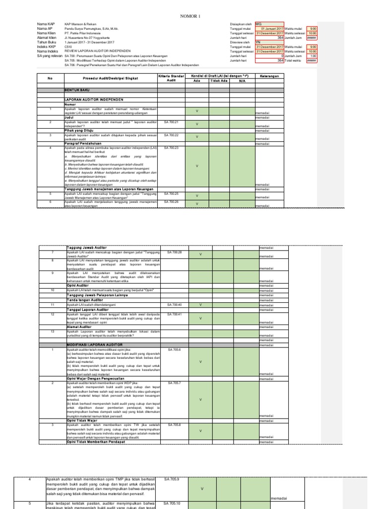 Tugas 8 Lab Auditing 042712348 Eksi4414 Pdf