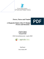 Power, Purse and Numbers:: A Diagnostic Study of The UN Budget and Finance Process and Structure