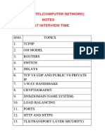 Complete Notes of Computer Network at Interview Time 1648549011