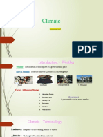 Climate: Assignment
