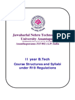 Civil Engineerig R19 II Year Course Structure Syllabi