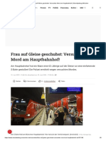 Frau Auf Gleise Geschubst - Versuchter Mord Am Hauptbahnhof! - Abendzeitung München
