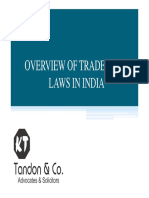 Overview of Trademark Laws in India