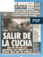 Argentina - Humor - Revista Barcelona 130 - Salir de La Cucha