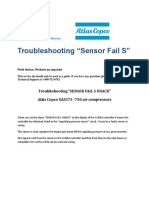 Troubleshoot "Sensor Fail S