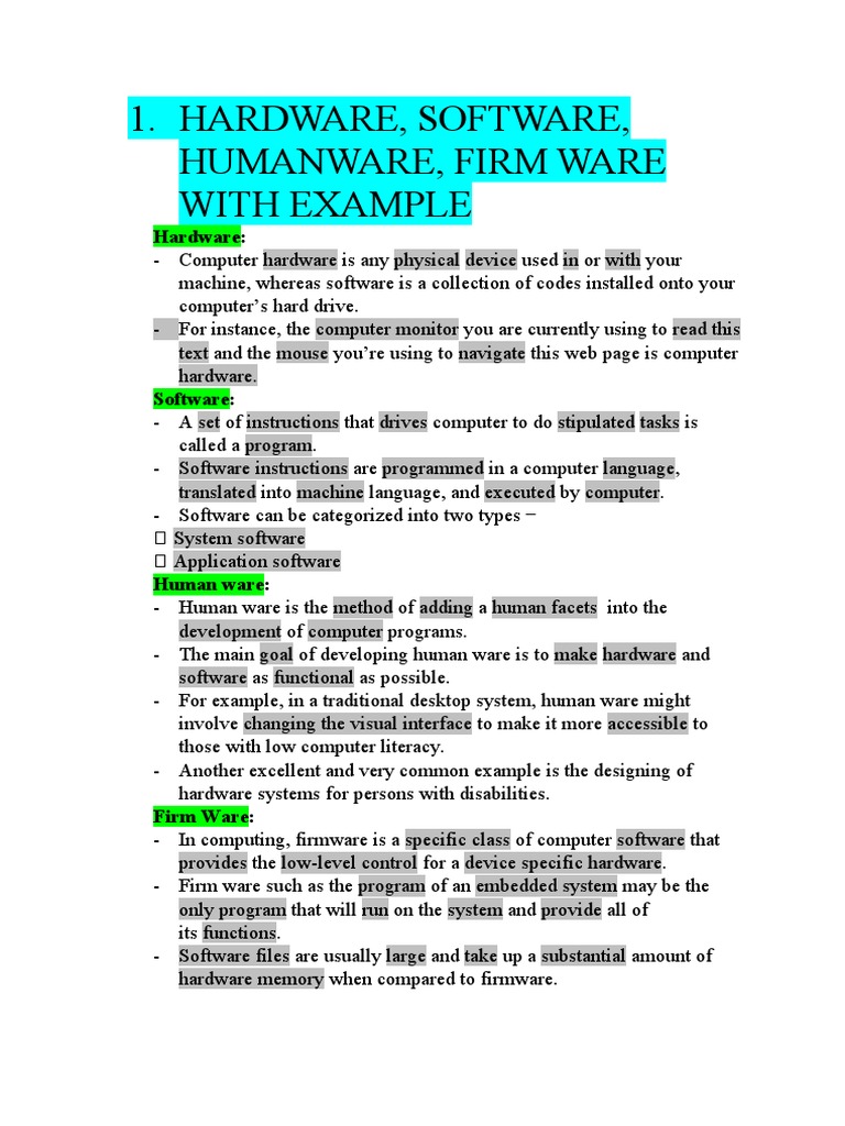 Understanding Humanware in Computing | PDF | Cloud Computing | Computer ...