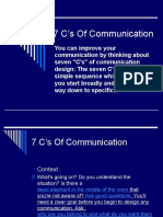 7Cs Communicate Effectively