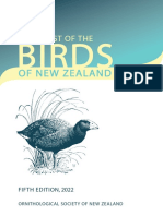 Checklist-2022 New Zealand Birds