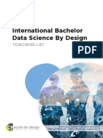 International Bachelor Data Science by Design