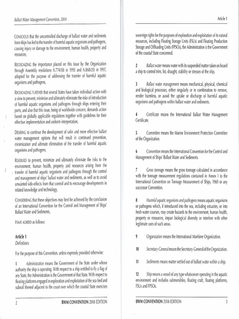 Ballast Convention PDF