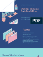 Biru Elemen & Mockup Isometrik Teknologi dalam Pendidikan Presentasi Teknologi