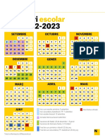 Calendari Escolar Catalunya 2022 23