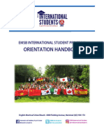 Orientation Handbook: Emsb International Student Program