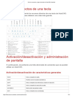 Guía de Comandos y Atajos de Teclado de AutoCAD - Autodesk