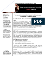 Orthodontic in Mixed Dentition