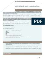 PDF Les Mesures de La Transformation de La Voie Professionnelle en Classe Terminale